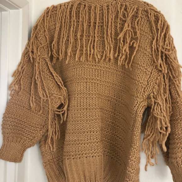 NWT Forever 21 Open Front Fringe Cardigan - Picture 7 of 8